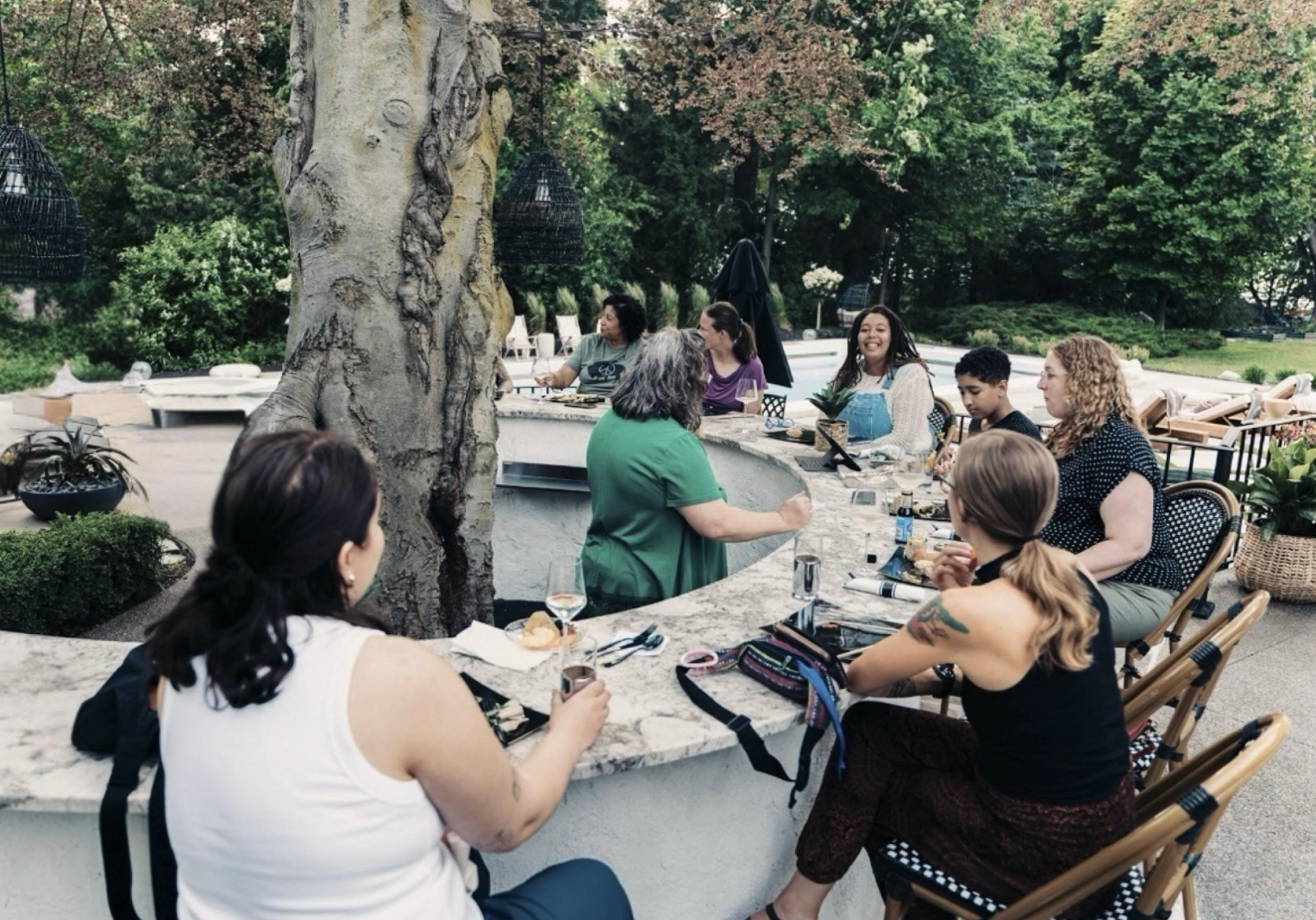 DoulaBrella doulas learning and laughing together